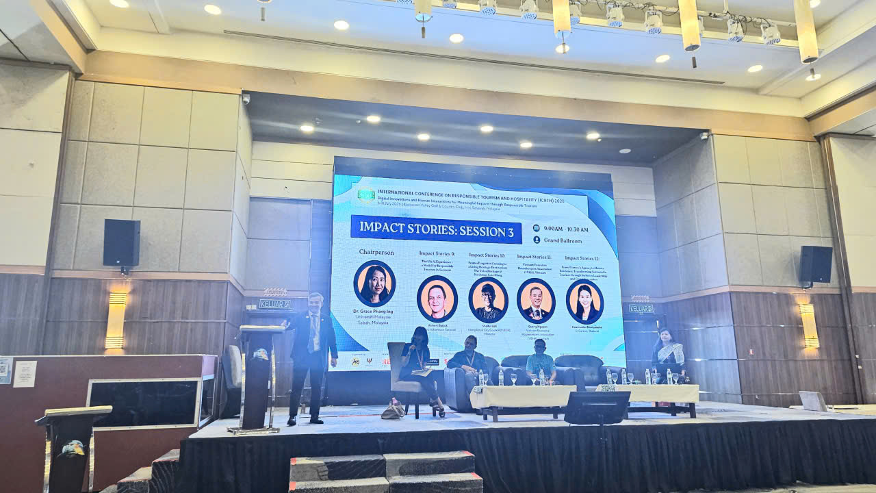 VEHA BRINGS ITS SUCCESS STORY TO THE INTERNATIONAL CONFERENCE ON RESPONSIBLE TOURISM & HOSPITALITY 2026 - SOUTHEAST ASIA