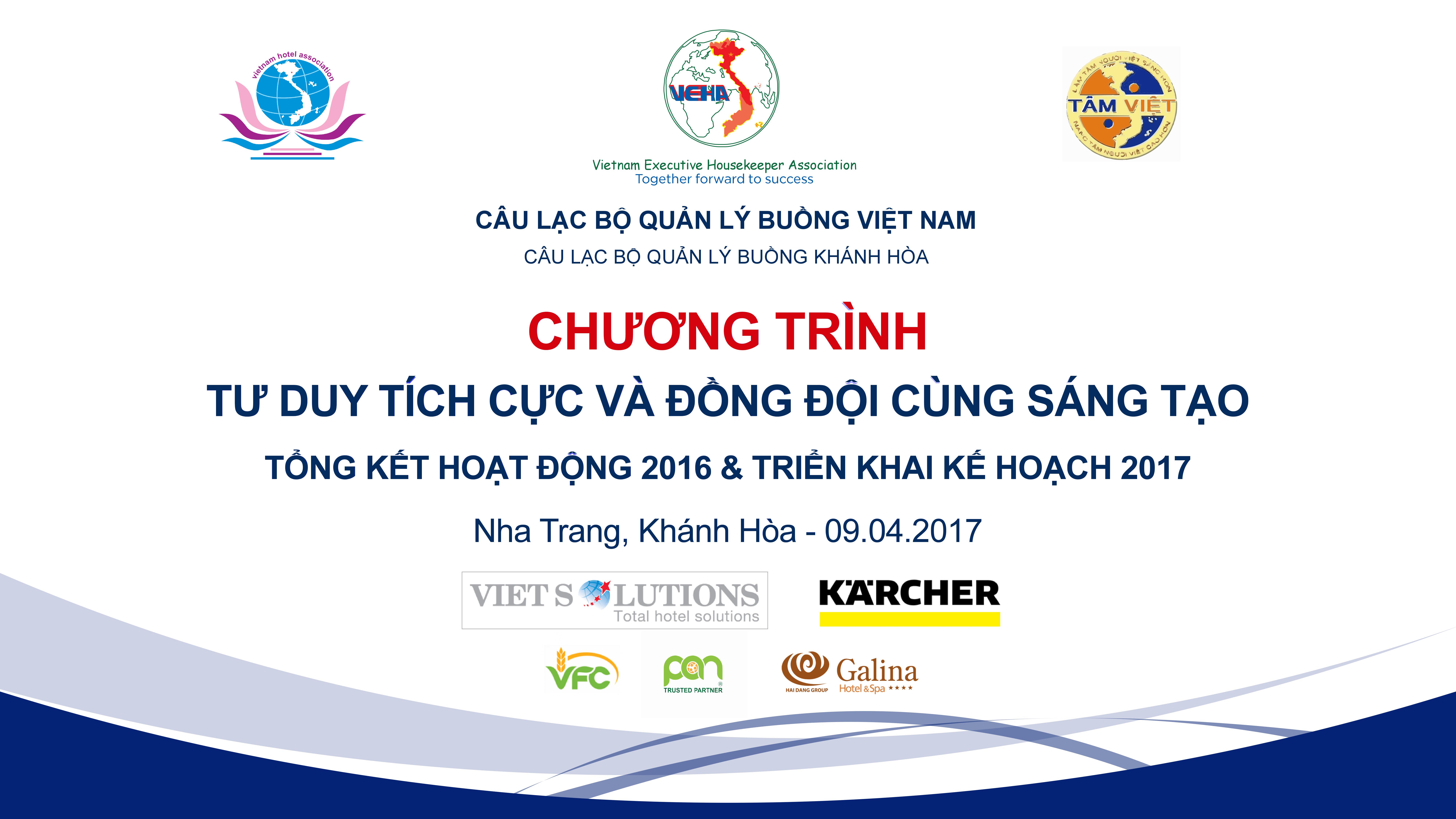 Thư mời tham dự chương trình "Tư duy tích cực và đồng đội cùng sáng tạo" tại Khánh Hòa
